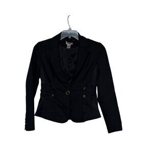 Y2K Cache Jacket 6 Corset Details Fitted Glam Neutral Minimalist Office Baddie